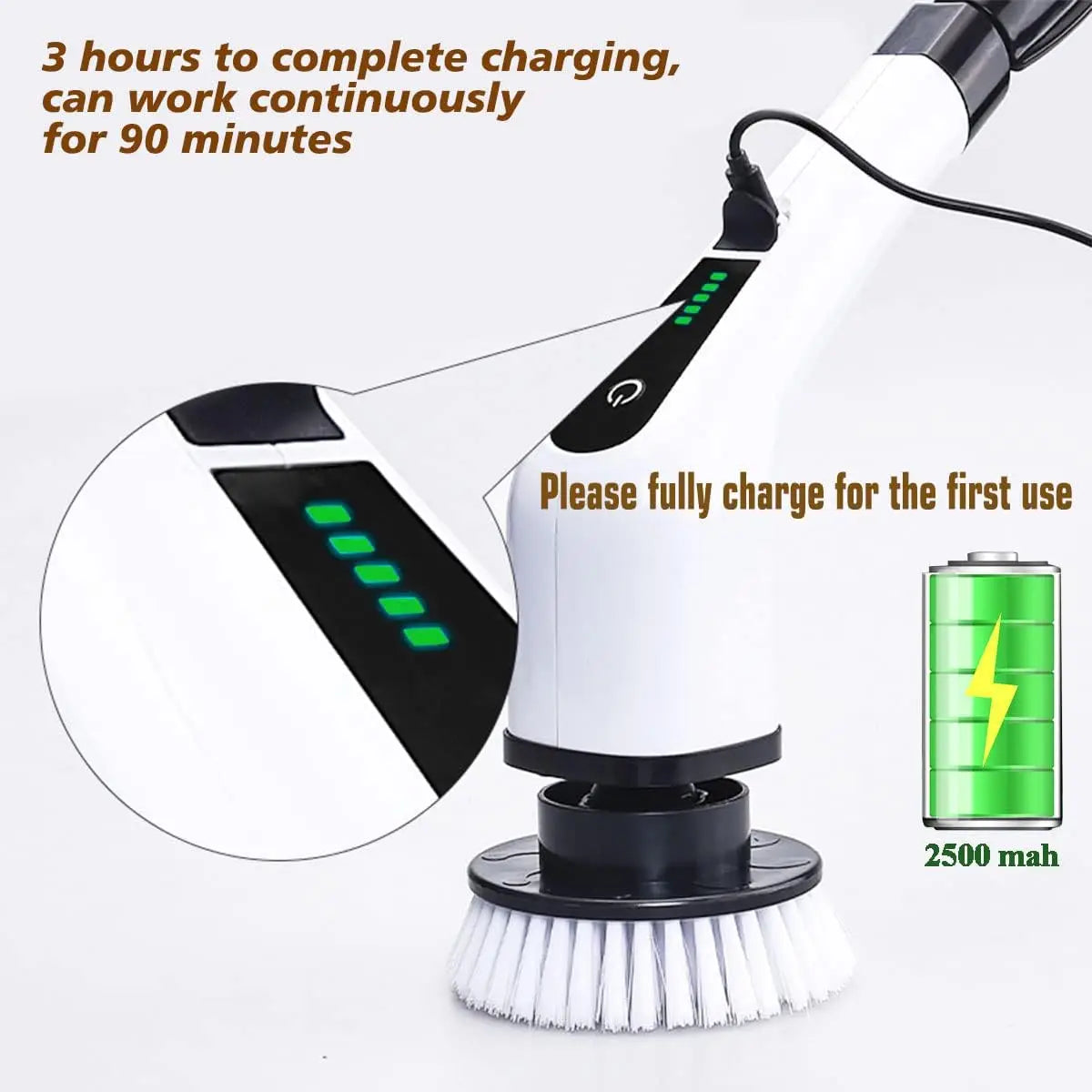 PowerSpin Cordless Scrubber