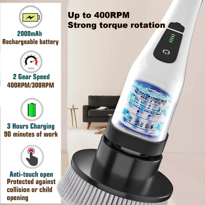 PowerSpin Cordless Scrubber